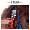 thumbnail image 3 of PENIKOKO Lot de 2 Brosse de Toilettage en Acier Inoxydable Rouge pour Séances de Toilettage avec Agriculteurs, 3 of 6