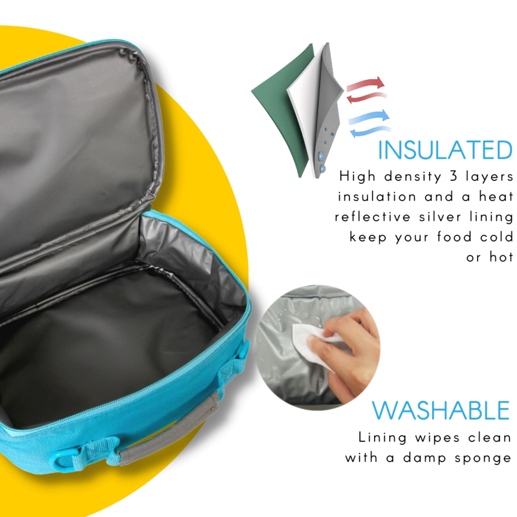 Twise Side-kick Insulated Lunch Bag for Preschool and Kindergarten, Penguin