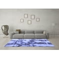 thumbnail image 3 of Ahgly Company Indoor Rectangle Abstract Blue Modern Area Rugs, 2' x 4', 3 of 4
