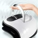 thumbnail image 5 of Sunrich Lámpara de uñas de gel UV 120 W LED luz de uñas secador rápido para curado de esmalte de gel con 4 temporizadores mango portátil sensor automático de gran espacio (blanco), 5 of 5