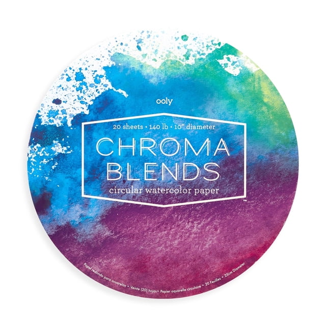 CUADERNO PARA ACUARELA "CHROMA" 20 HOJ OOLY 118-218