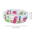 thumbnail image 4 of LHCER Cartoon Dinosaur Pattern Round PVC Inflatable Swimming Pool Bathtub for Children Kid,Inflatable Swimming Pool,PVC Swimming Pool, 4 of 8