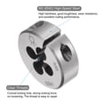thumbnail image 3 of Uxcell 2 Pieces Round Threading Dies Metric M5 x 0.8 Thread Adjustable High Speed Steel Screw Die, 3 of 6