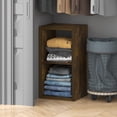 thumbnail image 2 of Furinno CUBIC 2-Cube Closet Organizer Open Shelf Extra Thick Frame Amber Pine, 2 of 6