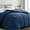 Dark Blue, variant on Balichun All Season Queen Size Cooling Comforter，Fluffy Down Alternative Comforter - Quilted Duvet Insert with Corner Tabs - Luxury Soft Hotel Comforter - Reversible - Breathable - White