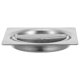 thumbnail image 1 of HEALEEP 1Ud Tirador Empotrado De Acero Inoxidable Para Puertas Correderas Y Gabinetes En Plata, 1 of 7
