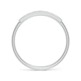 thumbnail image 2 of ANGARA Natural Pave Set Diamond Bar Ring with Milgrain in 14K White Gold for Women (Size-2mm| Color-H| Clarity-SI2) | April Birthstone, Anniversary, Jewelry Gift for Women | Natural Diamond Ring, 2 of 11