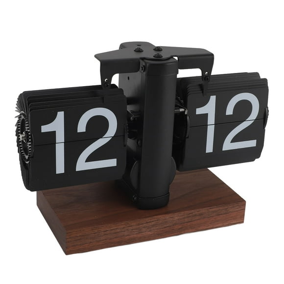 Flip Desk Clock, Large Numbers Auto Flip Desk Clock 24 Hours for Office