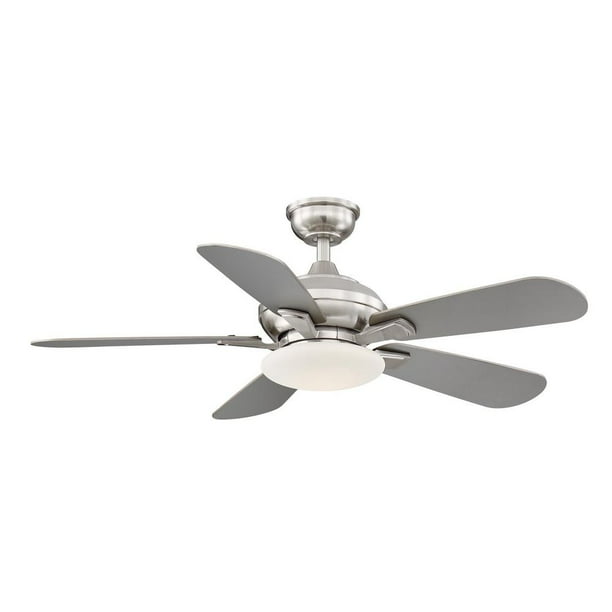 Home Decorators Benson 44 Led Nickel Ceiling Fan With Light And Remote Control Com Home Decorators Benson 44 Led Nickel, Home Decorators Collection 44 Inch Windward Brushed Nickel Ceiling Fan