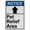 Warning Sign 3, variant on Industrial ANSI Vertical Directional Sign - 8"x12" Weatherproof, UV Resistant for Indoor/Outdoor Workplace (Automatic door [right arrow])