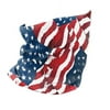 Zan Headgear Fleece Lined Motley Neck Tube Wavy Flag