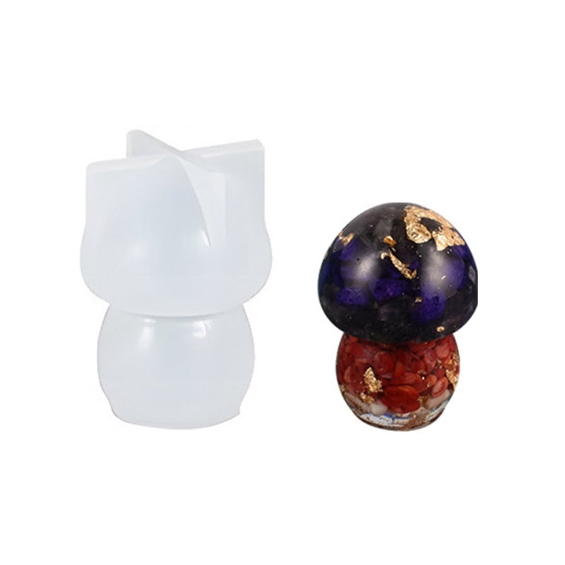 Mushroom Ornament Crafts Decoration Mold Epoxy Resin DIY Craft for Home Decor