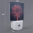 thumbnail image 2 of Balery Fireworks3 Luz Nocturna LED con Sensor Automático, Enchufe con Sensor Crepuscular, Luz Suave de 0.5W para Dormitorio, Pasillo, Baño-EU, 2 of 7