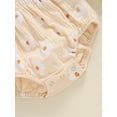 thumbnail image 7 of Suealasg Newborn Infant Girl Fall 2Pcs Outfits 3 6 12 18 Months Long Sleeve Floral Print Romper Bodysuit +Hairband Set Baby Girl Clothes, 7 of 7