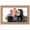 Gold, variant on 38x26 Natural Modern Bamboo Picture Frame - UV Acrylic, Foam Board Backing, Hanging Hardware