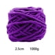 thumbnail image 3 of Hilo de lana grueso Hilo voluminoso Hilos para tejer DIY Hilo suave para crochet Hilo gigante para Violeta, 3 of 9