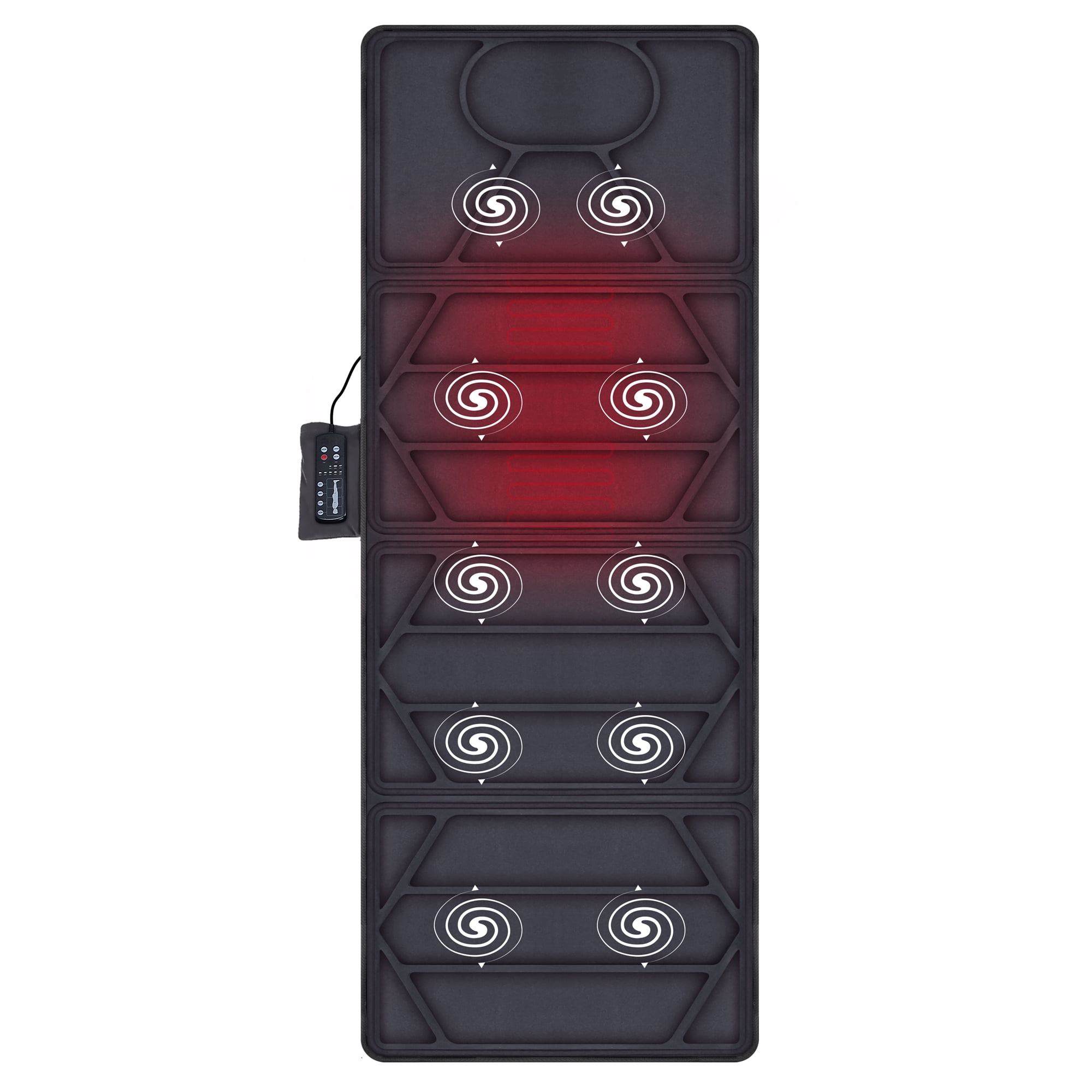 Snailax Massage Mat with Heat, Vibration Massage Cushion, Motors Massage Pad for Body Relaxation