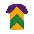 thumbnail image 4 of successthop Mardi Gras T Shirt Go Women Casual Plus Size Crewneck Top Lightweight Short Sleeve Shirts Festival Outfits, 4 of 5