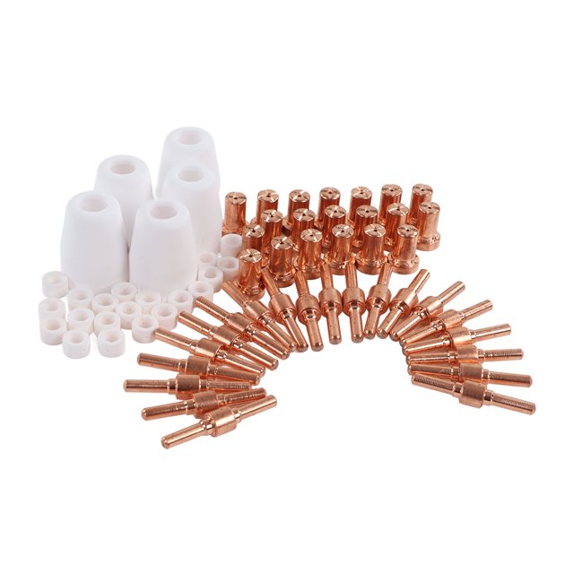 Remolino de copa protectora de antorcha de plasma artesanía exquisita consumibles de plasma duro a prueba de corrosión juego de 65 piezas para PT31 para CUT 40 ANGGREK Otros