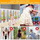 thumbnail image 4 of 2 protectores de barandillas para bebés, red de seguridad para balcón de 6,6 x 0,26 pies, red de seguridad para escaleras para bebés, fácil de instalar, red para escaleras para niños, mascot, 4 of 5