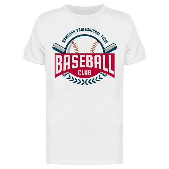 Badge. Baseball Club T-Shirt Men -Image by Shutterstock, Male x-Large