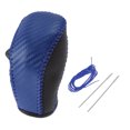 thumbnail image 1 of Cubierta de pomo de cambio antideslizante Unique Bargains para automóvil, protector de manija de cambio para Buick Envision 15-20, negro y azul, 1 of 6