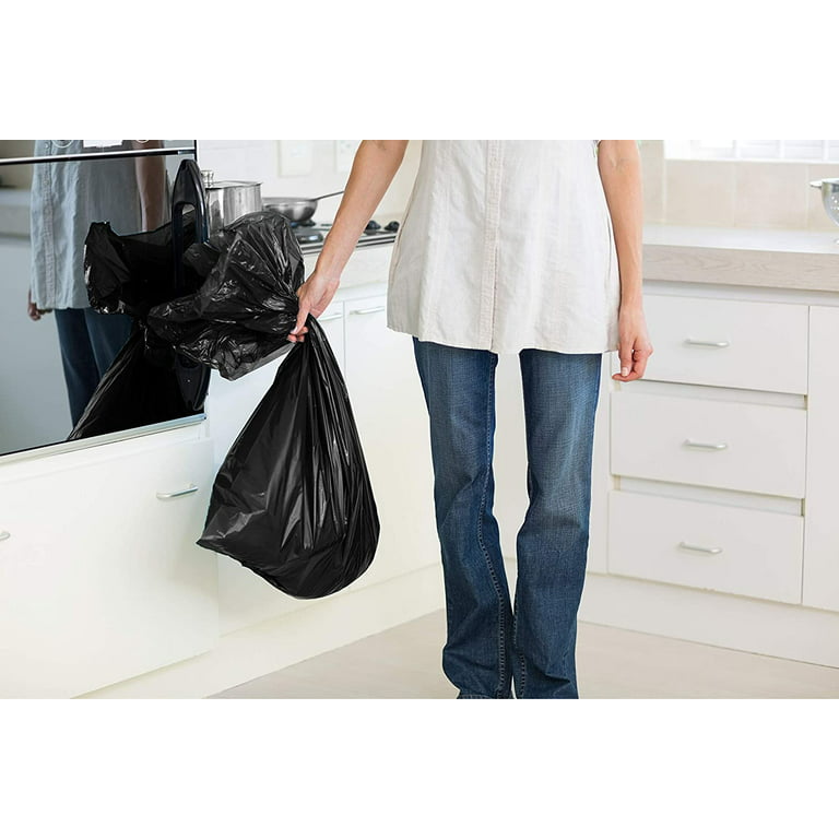 Eco Renew Tall Kitchen Trash Bags with Twist Ties, Extra Thick, 13 Gallon, Black, 100 Count, Men's, Size: One Size