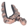 thumbnail image 1 of Guitar Capo, Skull Knob Locking Design Soft Capo Professional Silicone Scratch  Capo For Electric Acoustic Guitars Ukulele, 1 of 8