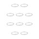 thumbnail image 3 of Pulseras Tobilleras Sweethay Cuentas de Arroz Coloridas 10Conjunto, 3 of 6
