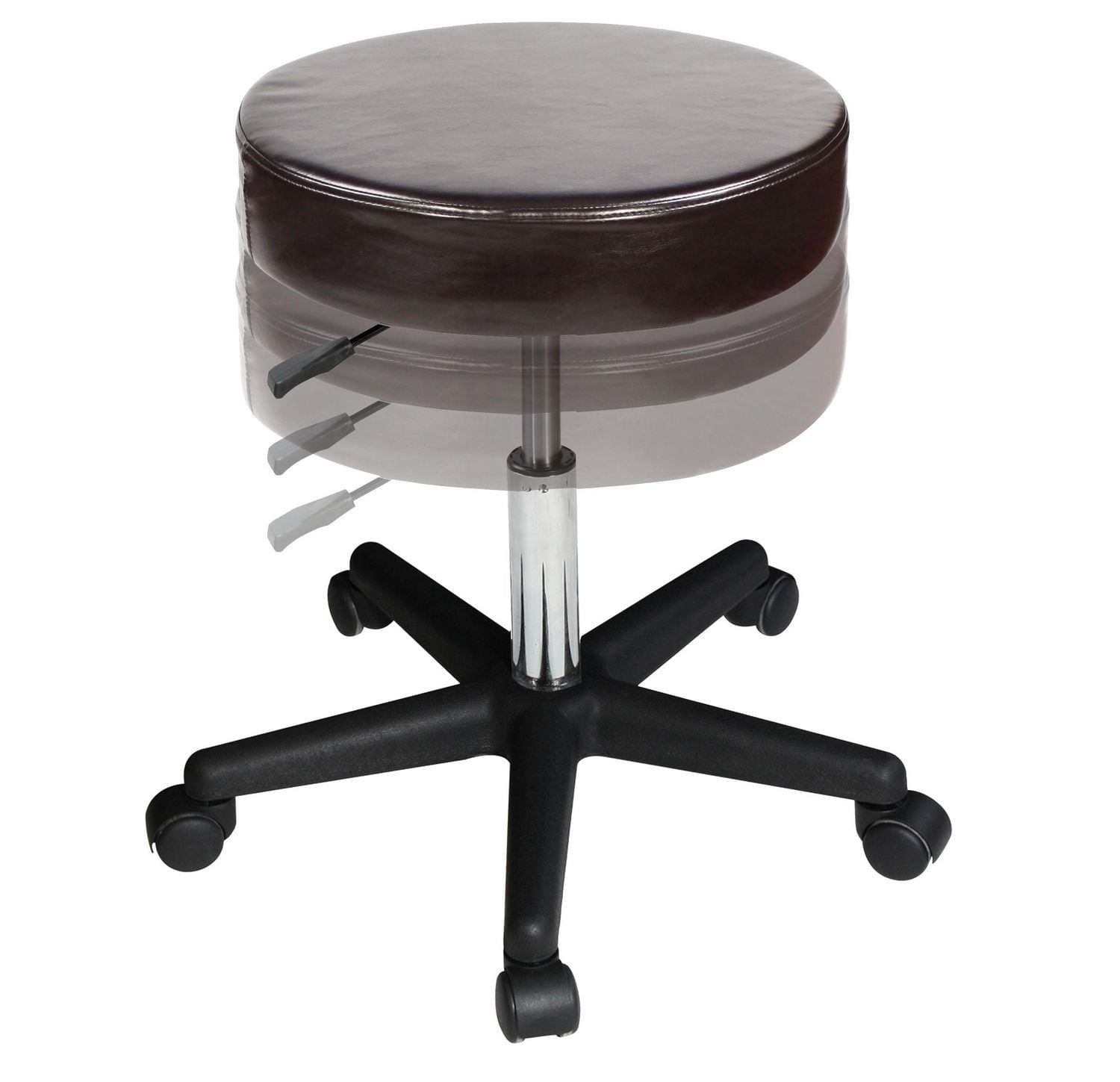 Master Massage versatile height adjustable Rolling Swivel Hydraulic Stool for Salon,Beauty, Home and office