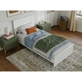 thumbnail image 2 of AFI Naples Twin-XL Solid Wood Low Profile Platform Bed with Matching Footboard, White, 2 of 11