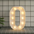 thumbnail image 1 of LED Marquee Letter Lights Sign, Light Up Alphabet Letter for Home Party Wedding Decoration(O）, 1 of 8