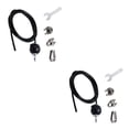 thumbnail image 4 of Eigraketly Steel Wire Rope with Rubber Stopper Duty Heavy Ball for Gym Workout Accs Tipo 1 2piezas, 4 of 6