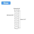 thumbnail image 2 of Unique Bargains Compression Spring, 5 Pack 304 Stainless Steel, 10mm OD, 0.5mm Wire, 40mm Length, 2 of 6