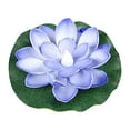 thumbnail image 4 of Fasiaou Waterproof Floating Lotus Light - Floating Flower Light Water Activated Warm White Pool Flower Lamp Wedding,Anniversary,Garden Decoration,,6PCS, 4 of 5