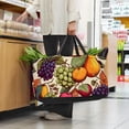 thumbnail image 6 of Thanksgiving Fruits Large Foldable Oxford Cloth Toy Basket - Beach Bag, Shopping Bags, Laundry Basket, 6 of 7