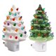 thumbnail image 3 of Moyic Luz nocturna de atmósfera de Papá Noel, hecha en resina, 7 vatios de potencia, luz blanca brillante, noche de árbol de Navidad Iluminación navideña blanco, 3 of 6