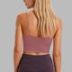 thumbnail image 5 of Camisetas de Cuello Sólido sin Mangas para las Mujeres Camisola Moda Casual Camisetas sin Mangas de Cuello en U de Longitud Regular para las Mujeres, 5 of 5