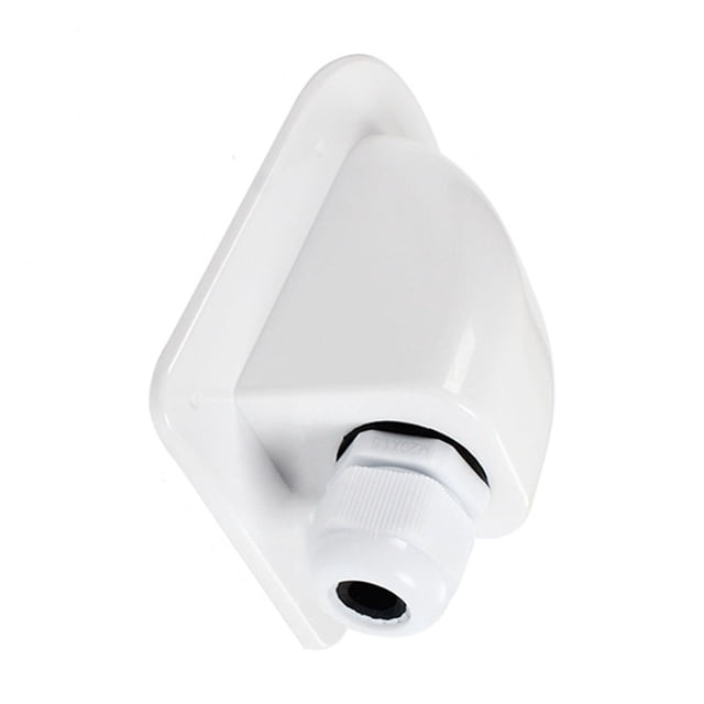 Double Wire Entry Gland Box Solar Panel Roof Wire Entry Gland Box Cable Motorhome White Double Hole RV Yacht Car Accessories ,RV Tool