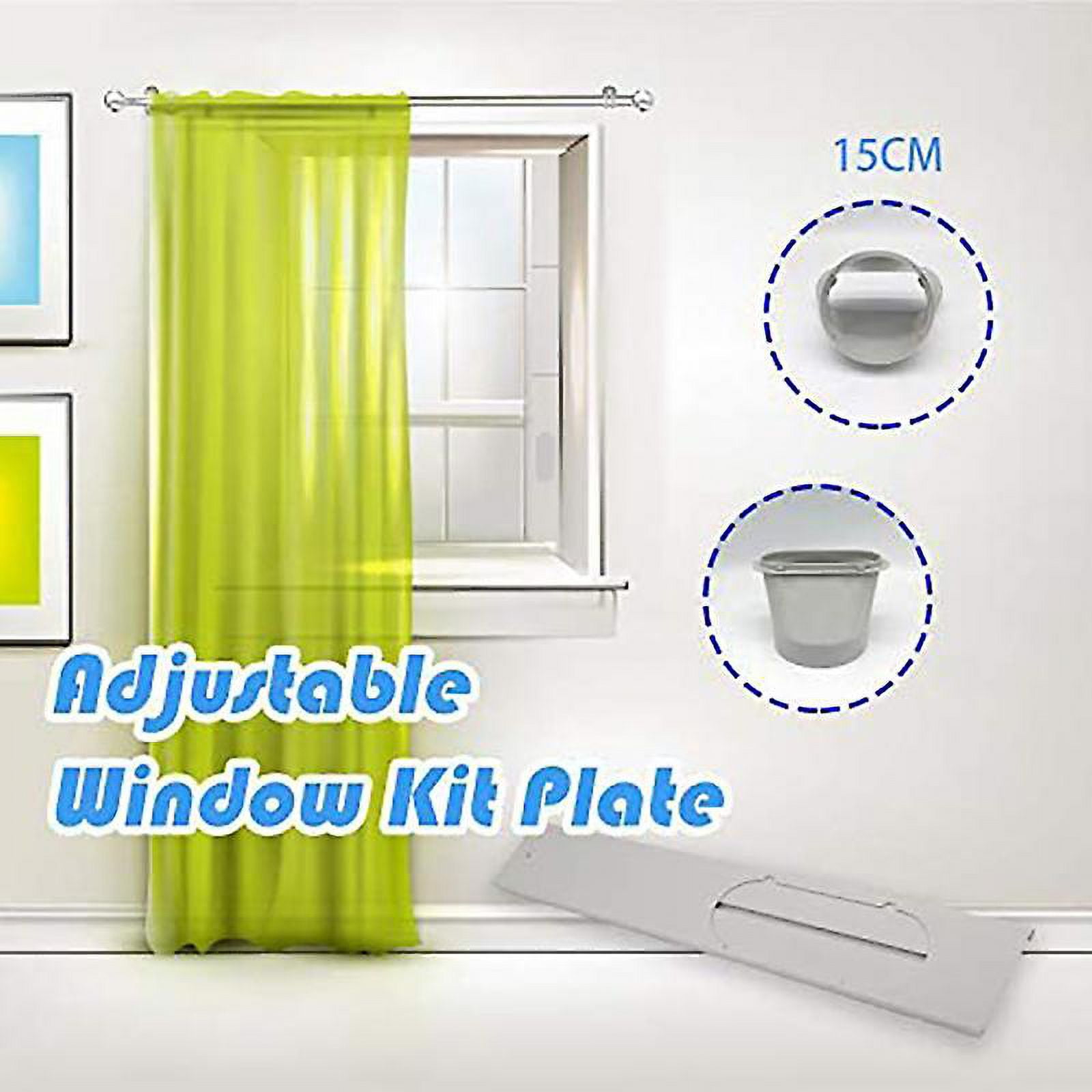 Kit Fenêtre Pour Climatiseur Mobile - Adaptateur Réglable Fenêtres Coulissantes - PVC - Tuyau 1.3m Ou 1.9m