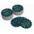 thumbnail image 3 of Inkdotpot 100 Pack Real Gold Foil Paper Tags Hugs & Kisses From The Wedding Favor Hang Tags, 3 of 6