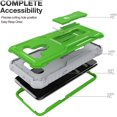 thumbnail image 5 of FITO For LG K51 Case, Phone Case with Screen Protector and Kickstand (Green), 5 of 8