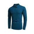 thumbnail image 6 of COOFANDY Men's 2 Piece Sweatsuits Quarter Zip Athletic Polo Tracksuit Casual Running Jogging Sport Suit Sets, 6 of 6
