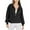 Black, variant on fatyb Women's Half Zip Sweatshirts Athletic Workout Long Sleeve Pullover Sweatshirt Fall Gym Tops