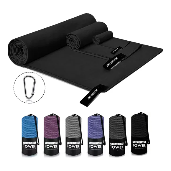 Toalla Microfibra Natacion Baño Secado Rápido Absorbent 3pcs