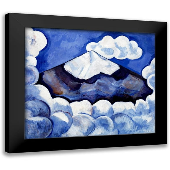 Hartley, Marsden 13x12 Black Modern Framed Museum Art Print Titled - Popocatepetl-Spirited Morning