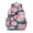 Pink-140, variant on Floral Design School Backpack Adjustable Padded Shoulder Straps Chest Strap Durable Water-resistant Bookbag for Daily Use
