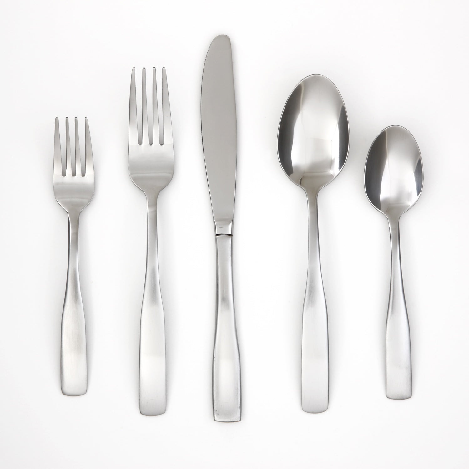 Cambridge Silversmiths Madison Satin 60Piece Flatware Set with Chrome