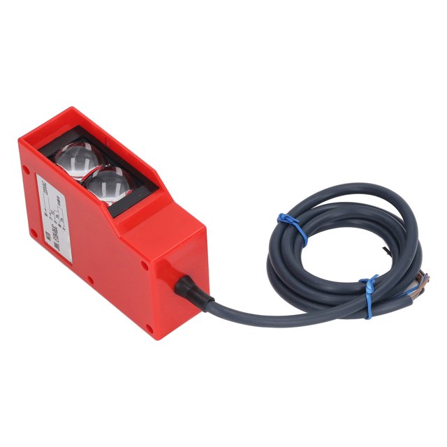 TICFOX Sensor De Interruptor Fotoeléctrico Interruptor Reflectante Difuso 220VAC IP54 6m Distancia De Detección Evitación De Obstáculos Sensor Fotoeléctrico De Reflexión Difusa