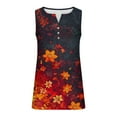 thumbnail image 2 of Women's Summer Tank Tops V Neck Floral Blouses Loose Fit Casual Sleeveless Shirts Boho Tunic 2025, 2 of 5